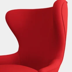 Fotel Wingback Micro Kvadrat Hero 2 Orange-Red Tom Dixon