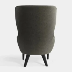 Fotel Wingback Micro Kvadrat Melagne Grey Tom Dixon
