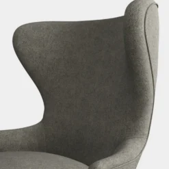 Fotel Wingback Micro Kvadrat Melagne Grey Tom Dixon