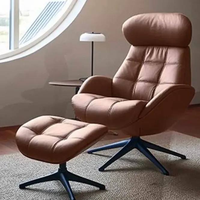 Fotel Wypoczynkowy Chester Omaha Cognac Brown Flexlux