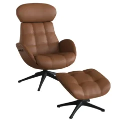 Fotel Wypoczynkowy Chester Omaha Cognac Brown Flexlux