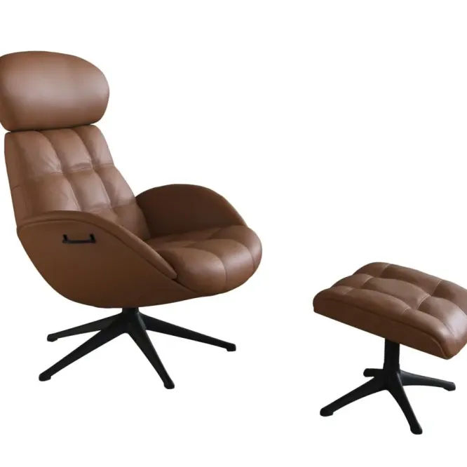 Fotel Wypoczynkowy Chester Omaha Cognac Brown Flexlux
