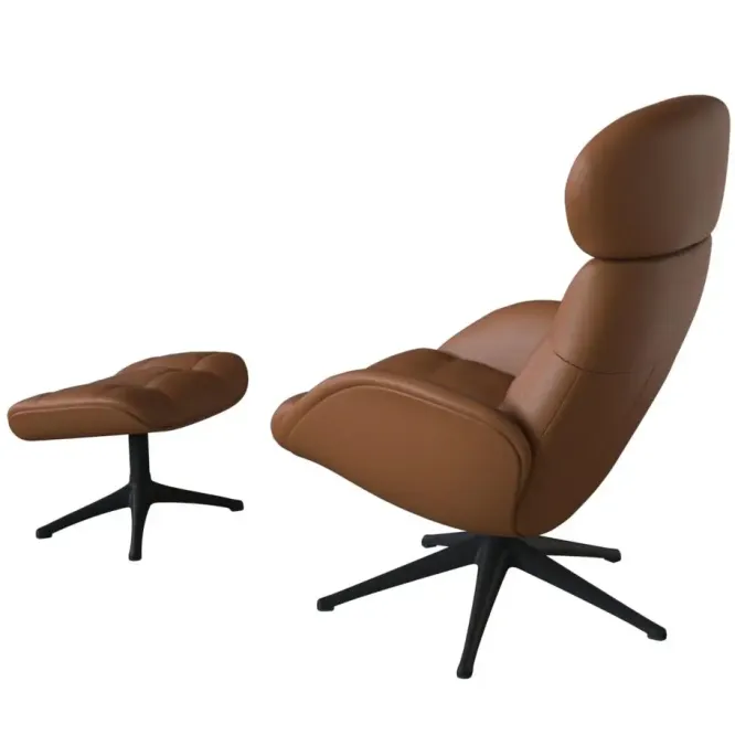 Fotel Wypoczynkowy Chester Omaha Cognac Brown Flexlux