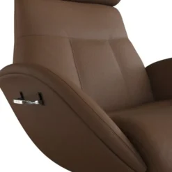 Fotel Wypoczynkowy Elegant Modern Cognac Brown Flexlux