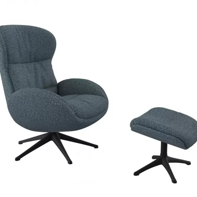 Fotel Wypoczynkowy Haze Roma Steel Blue Flexlux