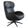 Fotel Wypoczynkowy Haze Savoy Black Leather Flexlux