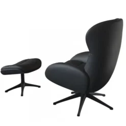 Fotel Wypoczynkowy Haze Savoy Black Leather Flexlux