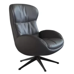 Fotel Wypoczynkowy Haze Savoy Grey Leather Flexlux