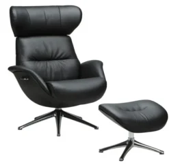 Fotel Wypoczynkowy More Platin Black Flexlux