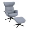 Fotel Wypoczynkowy More Z Podnóżkiem Cashmere Blue Flexlux