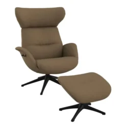 Fotel Wypoczynkowy More Z Podnóżkiem Honey Yellow Flexlux
