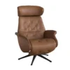 Fotel Wypoczynkowy Volden Function Cognac Brown Flexlux