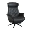 Fotel Wypoczynkowy Volden Function Platin Black Flexlux