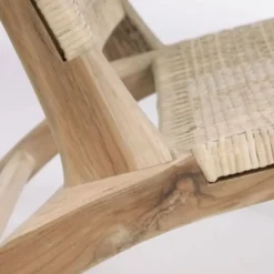 Fotel Z Drewna Teak Beida Kave Home