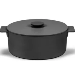 Garnek Żeliwny Surface 5,5 L Czarny Serax