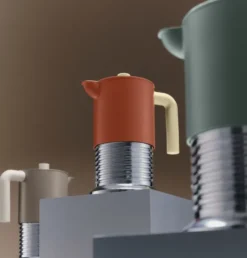 Kawiarka Do Espresso Vite 150 Ml Brązowa Alessi