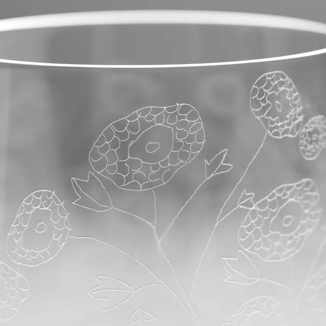 Kieliszek Do Czerwonego Wina Midnight Flowers Serax