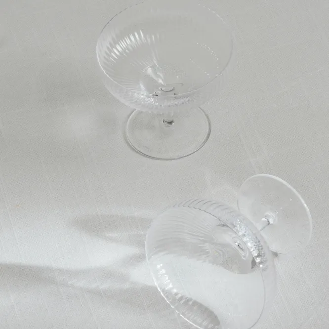 Kieliszek Do Szampana Inku Ribbed Serax