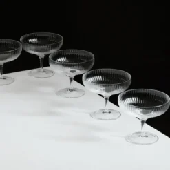 Kieliszek Do Szampana Inku Ribbed Serax