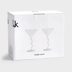 Kieliszki Do Szampana Coupe Curve 2 Szt. Przezroczyste &K Amsterdam