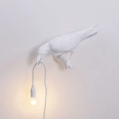 Kinkiet Bird Looking Biały Seletti