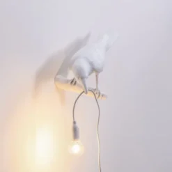 Kinkiet Bird Looking Biały Seletti
