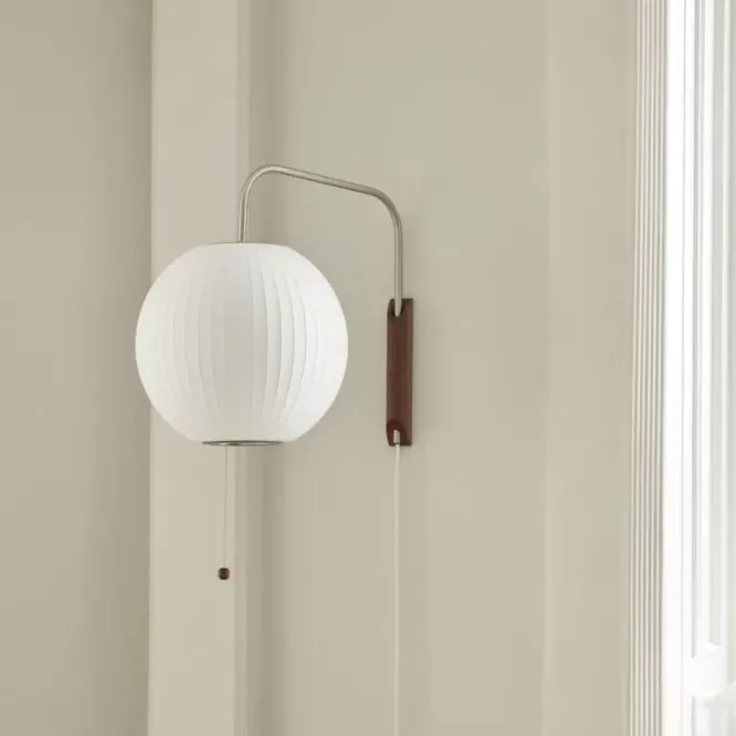Kinkiet Nelson Ball Sconce Hay