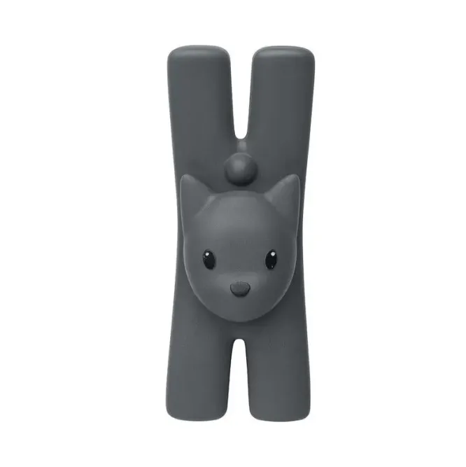 Klips Lampo 2 Szt. Czarny Alessi
