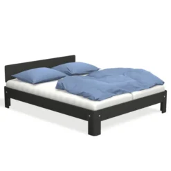 Łóżko Auronde 160X200 Midnight Black Oak Auping