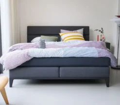 Łóżko Kontynentalne Criade 160 Cm Wezgłowie Cushion Auping