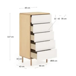 Komoda Anielle 60 Cm Kave Home