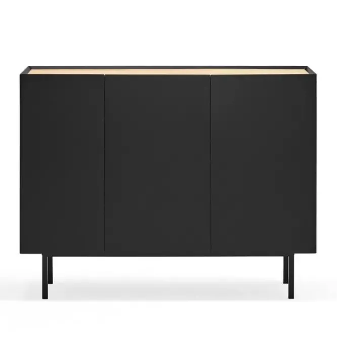 Komoda Arista 110 Cm Czarna Teulat