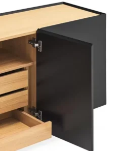 Komoda Arista 110 Cm Czarna Teulat