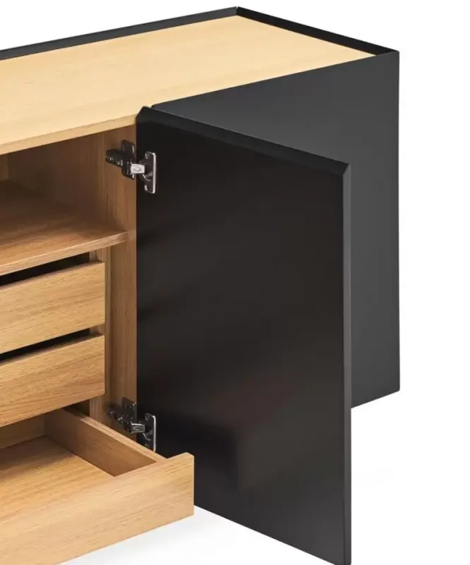 Komoda Arista 110 Cm Czarna Teulat