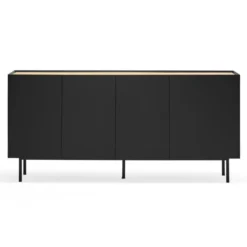 Komoda Arista 165 Cm Czarna Teulat