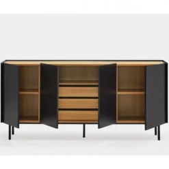 Komoda Arista 165 Cm Czarna Teulat