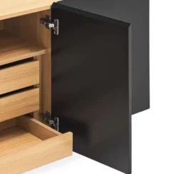 Komoda Arista 165 Cm Czarna Teulat