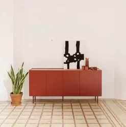 Komoda Arista 165 Cm Czerwona Teulat
