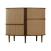 Komoda Audacious Highboard Ciemny Dąb Sugar Brown Umage