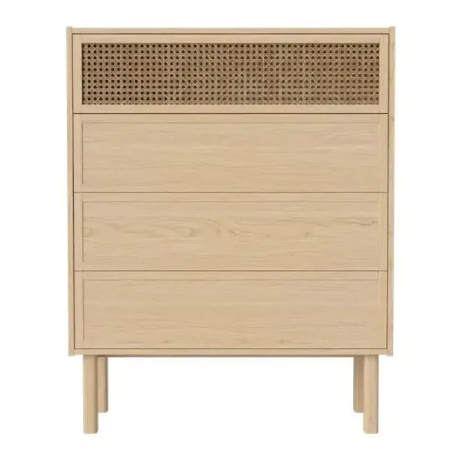 Komoda Cana 113 Cm Dąb Bielony Bolia