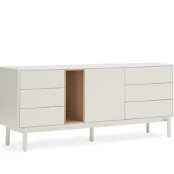 Komoda Corvo 180 Cm Kremowa Teulat