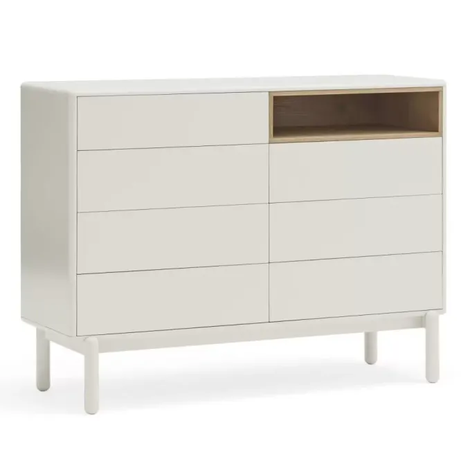 Komoda Corvo 120 Cm Kremowa Teulat