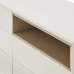 Komoda Corvo 120 Cm Kremowa Teulat