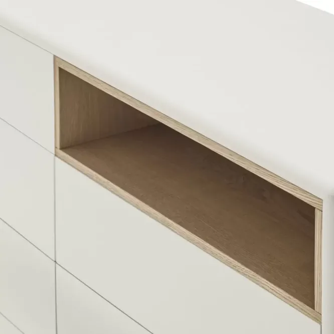 Komoda Corvo 120 Cm Kremowa Teulat