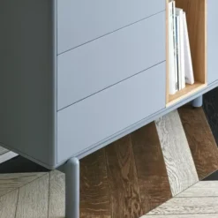 Komoda Corvo 180 Cm Szara Teulat