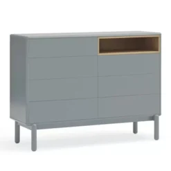 Komoda Corvo 120 Cm Szara Teulat
