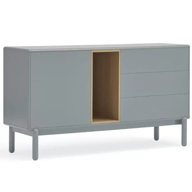 Komoda Corvo 140 Cm Szara Teulat