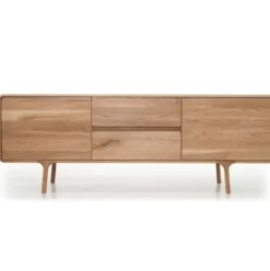 Komoda Dębowa Fawn 180X45X65 Cm Gazzda