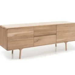 Komoda Dębowa Fawn 180X45X65 Cm Gazzda