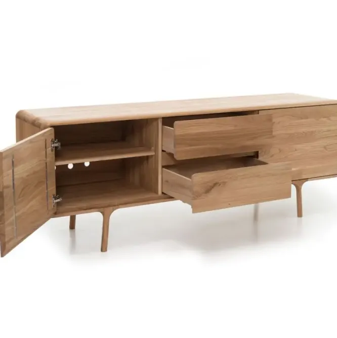Komoda Dębowa Fawn 180X45X65 Cm Gazzda